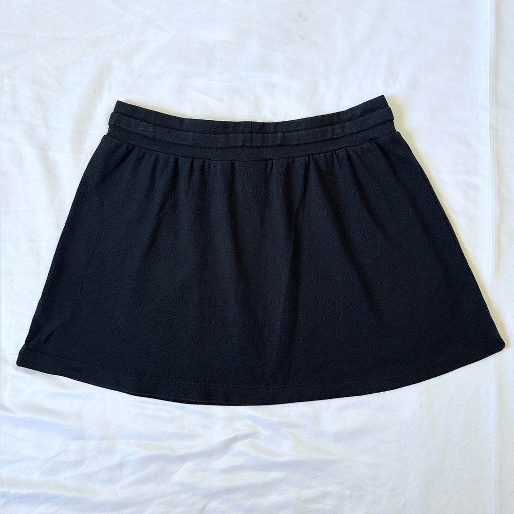 Vintage Y2K Lacoste Terry Mini Skirt - Black - 38 (S/M) - Picture 3 of 8